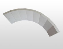 curved alumina ceramic tile